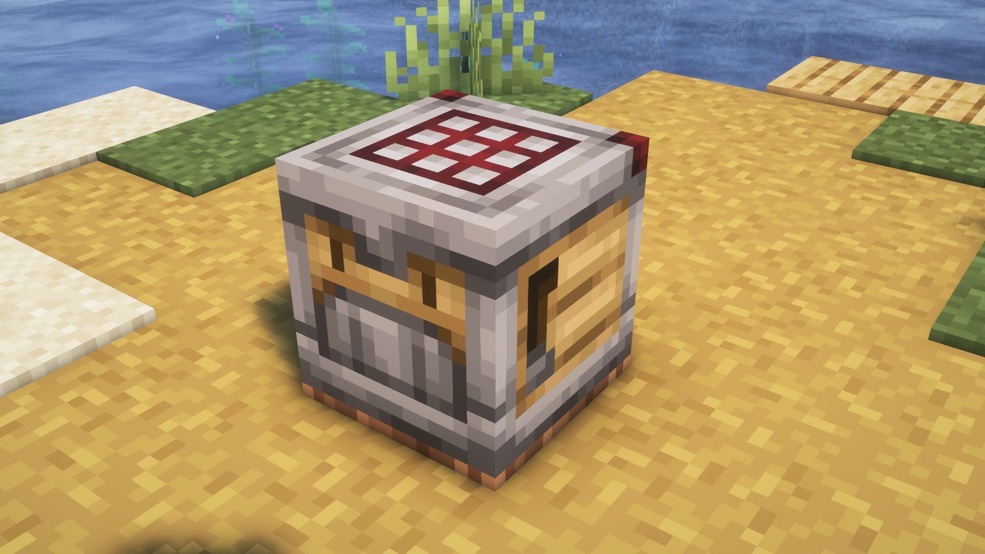 A new crafter block (Image via Mojang)