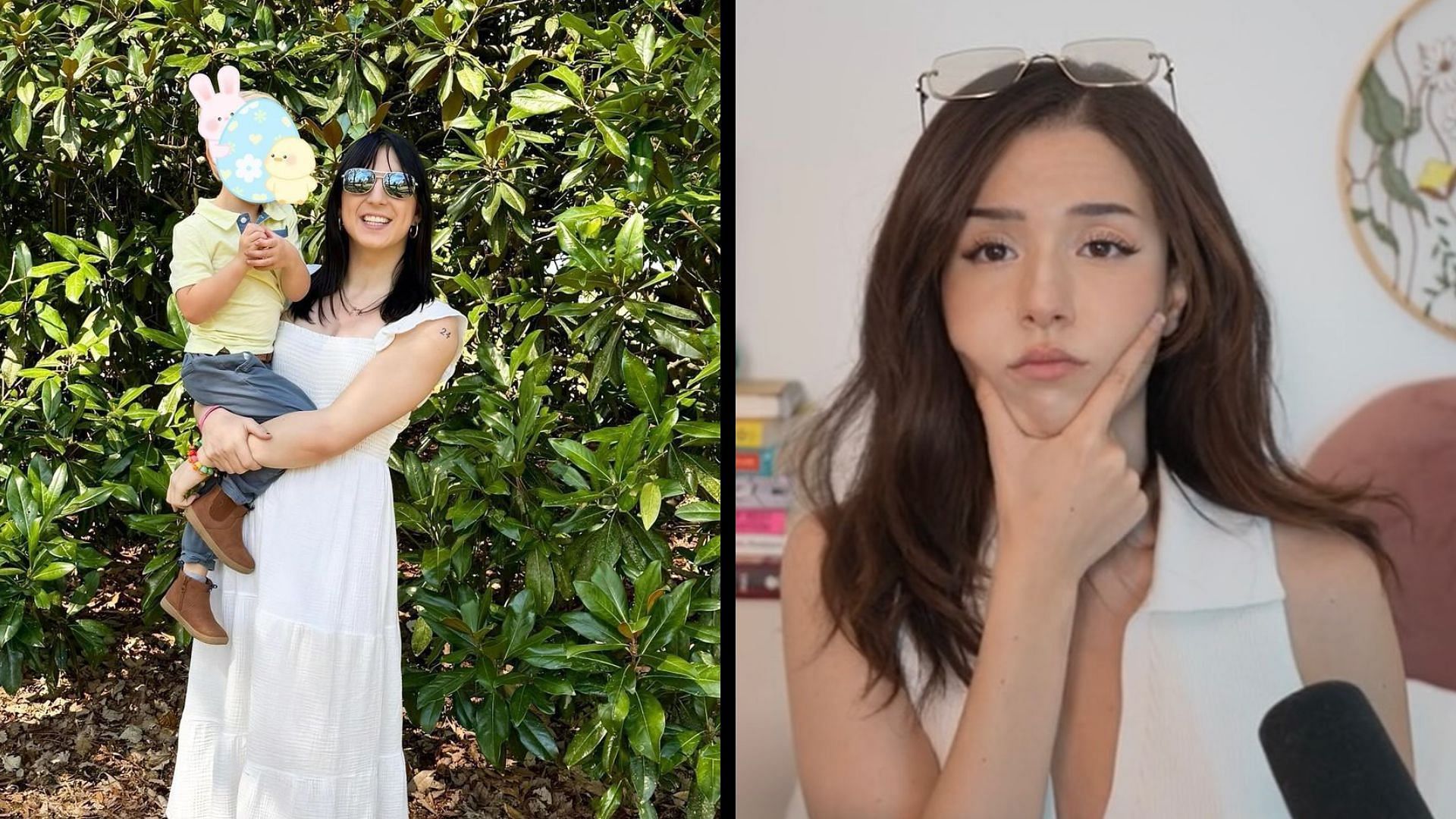 Pokimane speaks up about Ava Kris Tyson situation (Image via Ava Tyson, Pokimane/Instagram)