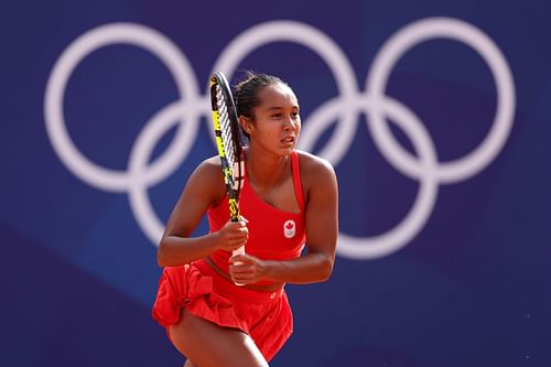 Leylah Fernandez at the Paris Olympics 2024. (Photo Getty)