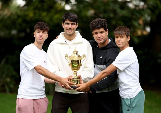 In Pictures: Carlos Alcaraz and brothers Jaime, Sergio & Alvaro ...