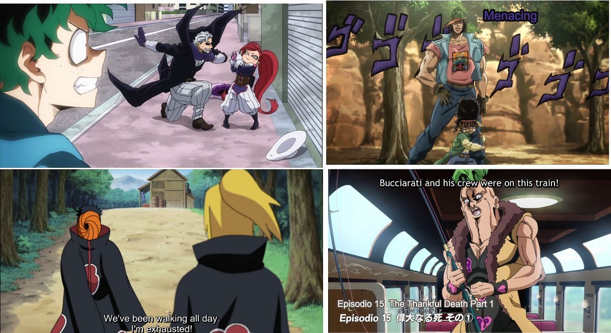 Humorous and not-so-humorous evils in anime (Image via Bones, David Production, Pierrot)