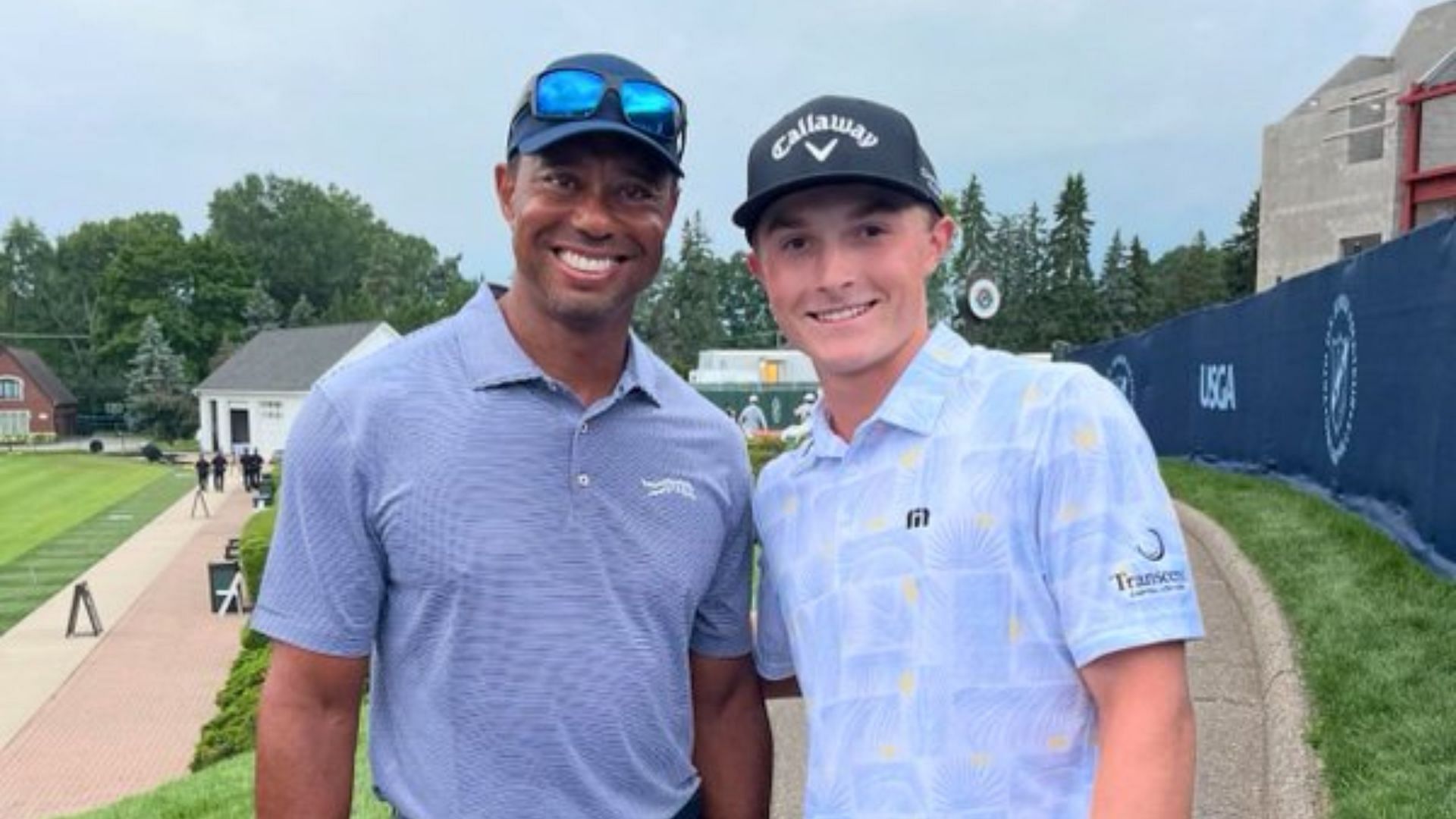 Blades Brown and Tiger Woods (@NUCLRGOLF/X)