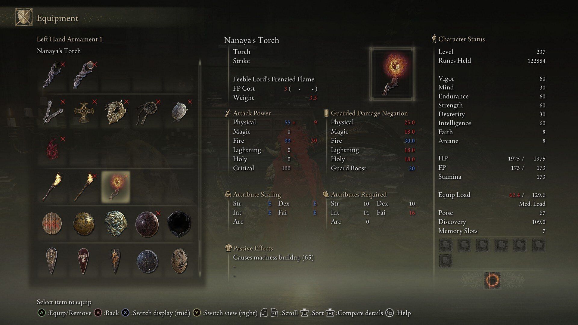 Nanaya&#039;s Torch in Elden Ring Shadow of the Erdtree (Image via FromSoftware)