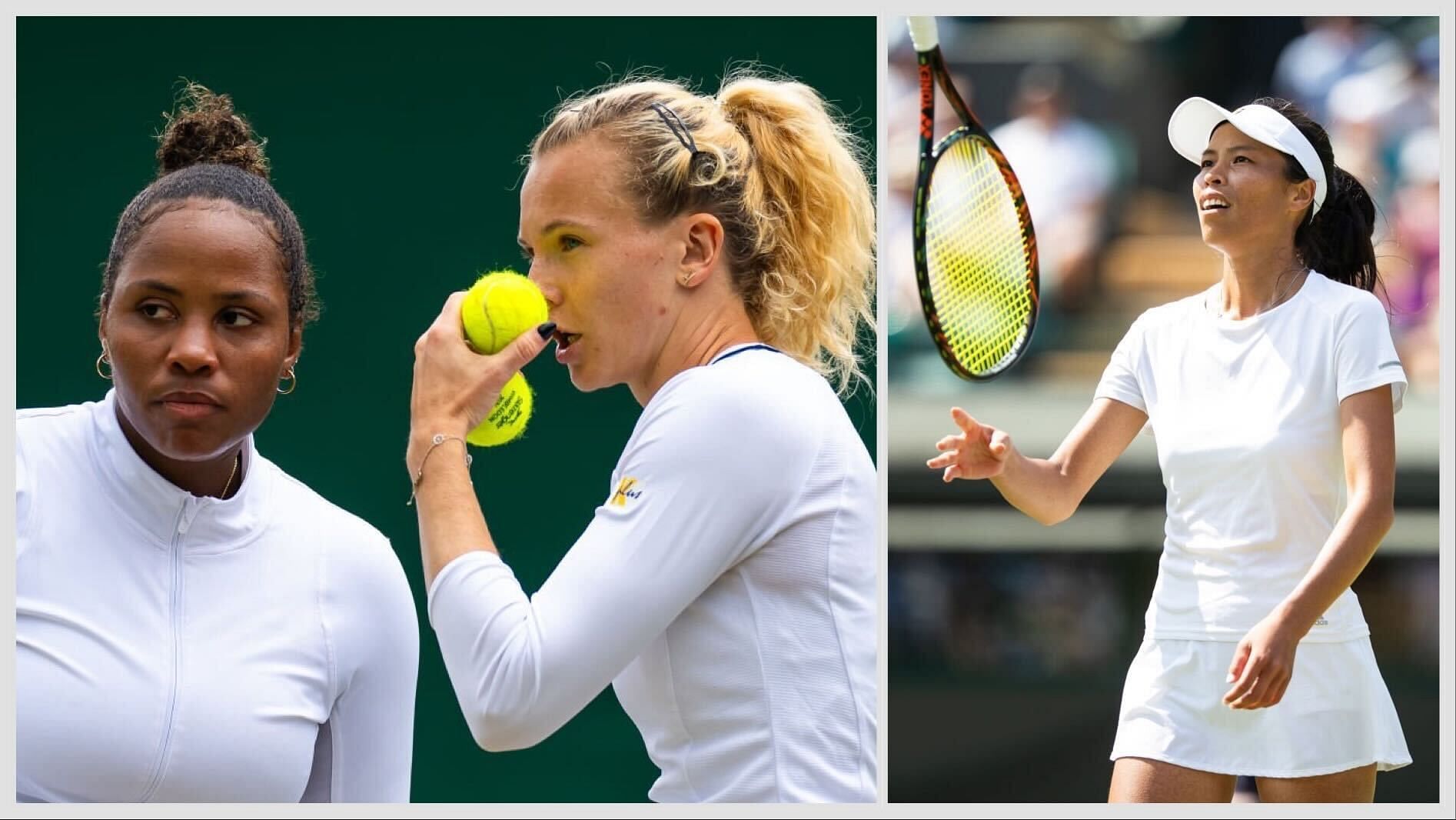 Taylor Townsend, Katerina Siniakova, and Hsieh Su-Wei (Source: Getty)