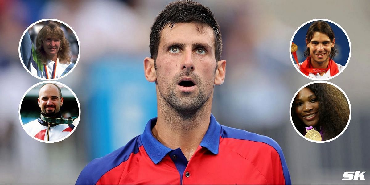 Novak Djokovic won bronze medal at 2008 Olympics in Beijing. (Images: Getty)