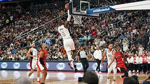 "H.I.M": LeBron James responds to Steph Curry's IG post of balling in July and his iconic lob highlight to Lakers star