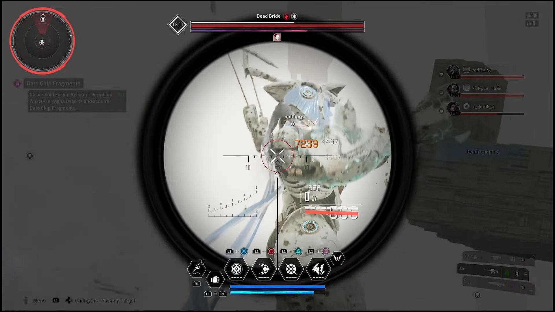 The best way to look at the Bride is through a Scope (Image via NEXON)