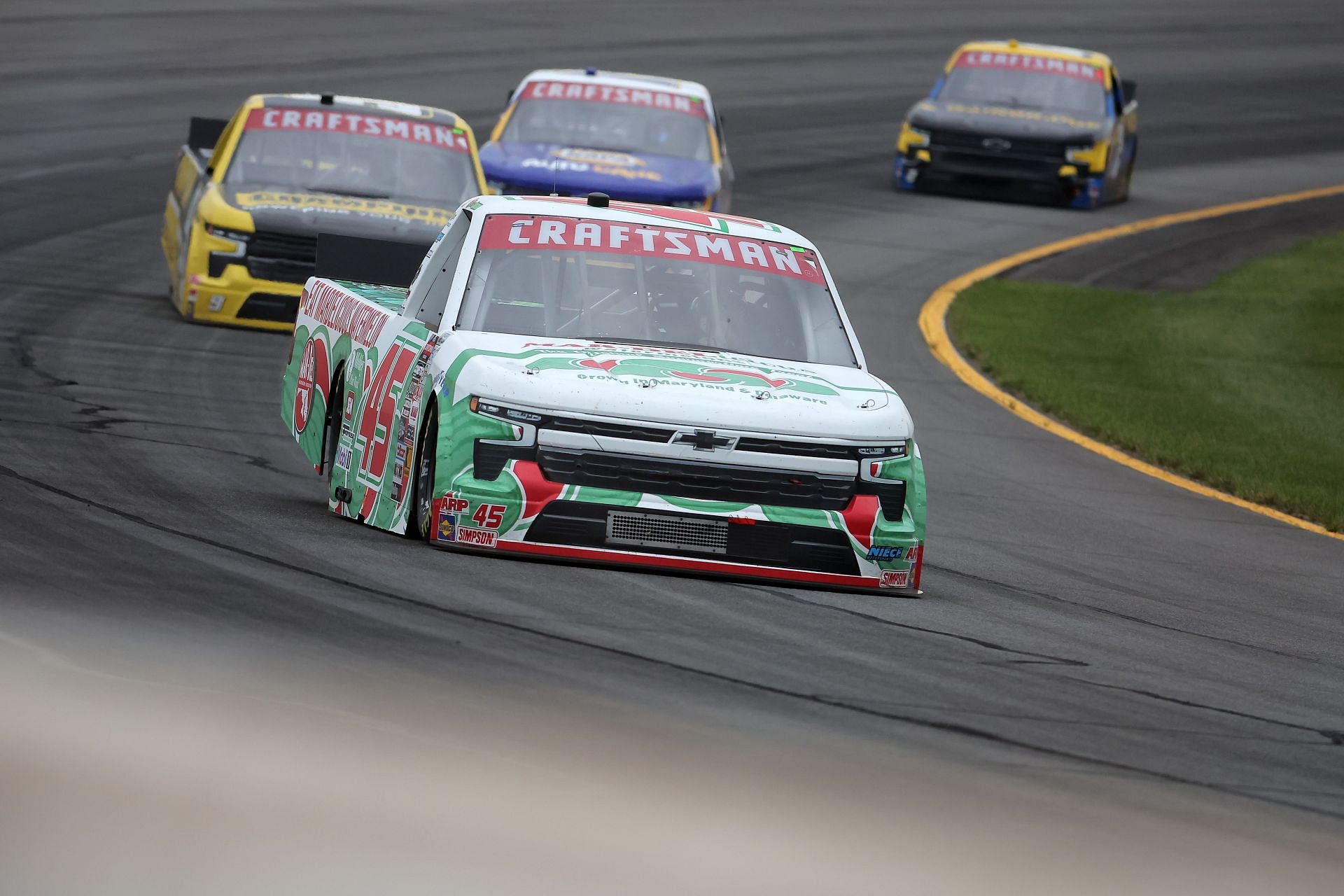 Ross Chastain during the Craftsman Truck Series CRC Brakleen 175 at Pocono Raceway. (Image via Getty Images)