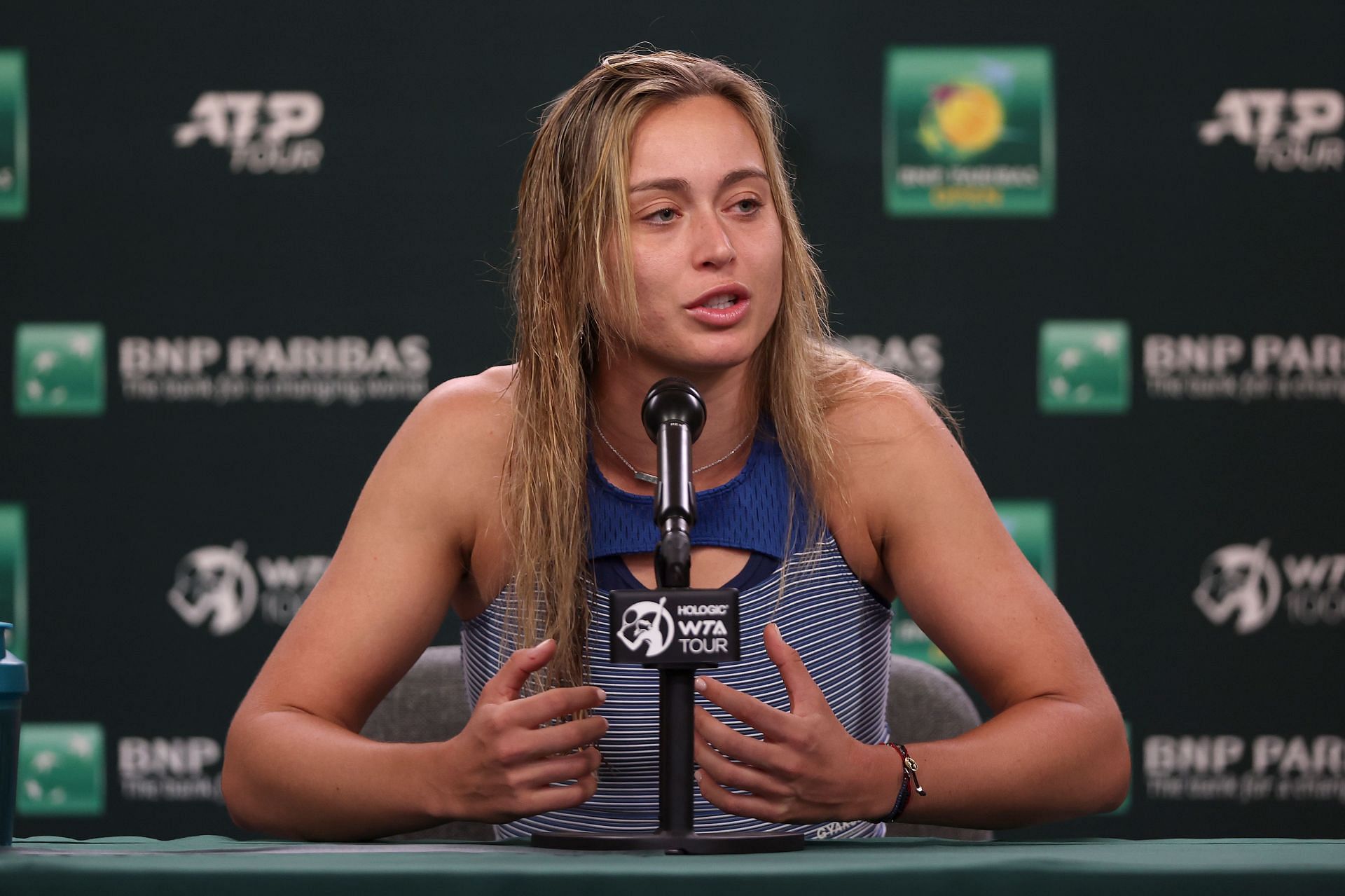 Paula Badosa at the BNP Paribas Open in Indian Wells