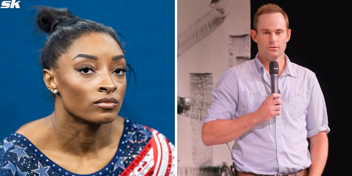 Simone Biles (L) and Andy Roddick (R) [Image Source: Getty Images]
