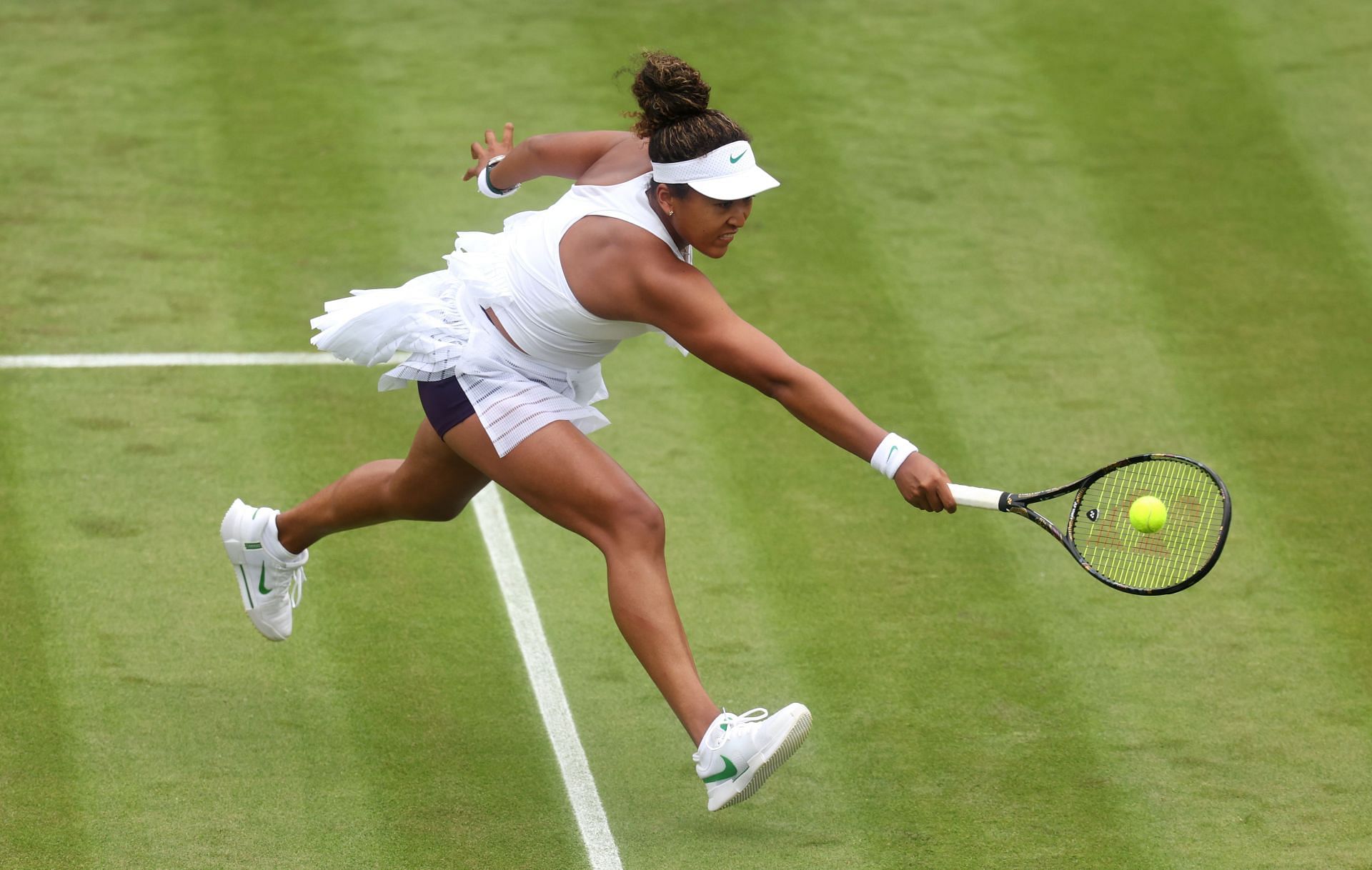 Naomi Osaka at The Championships - Wimbledon 2024 - Getty Images