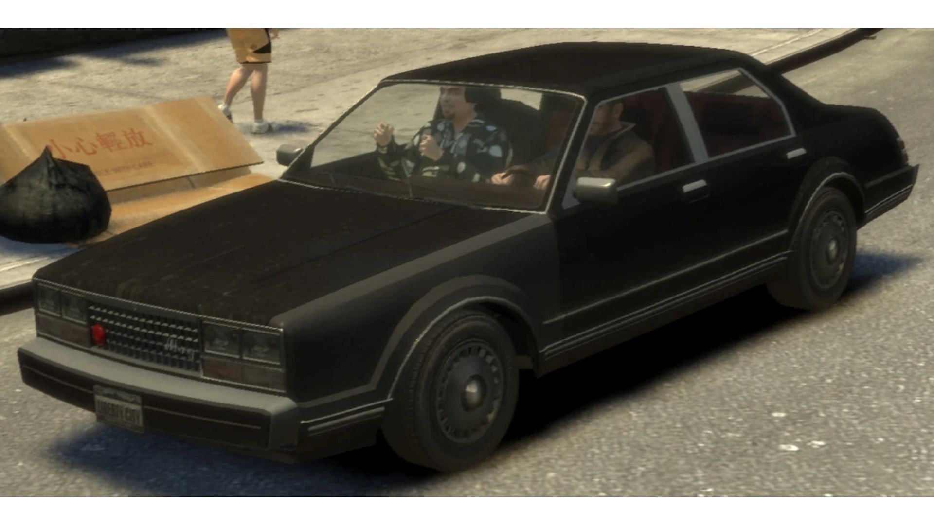 Niko Bellic driving Roman&rsquo;s car in Grand Theft Auto 4 (Image via GTA Wiki)