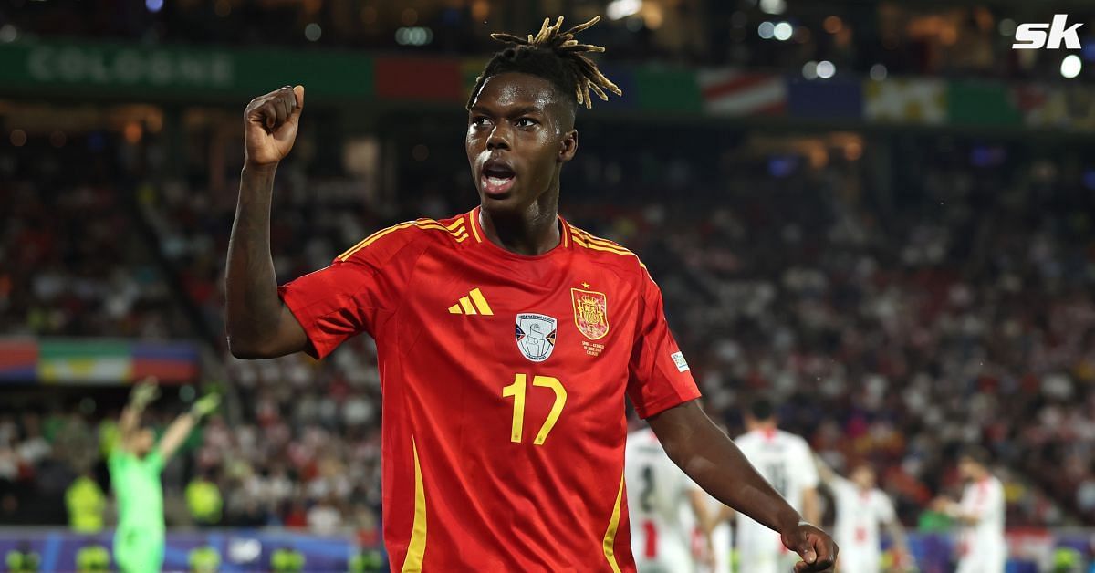 Nico Williams gives Spain lead against England in Euro 2024 final.
