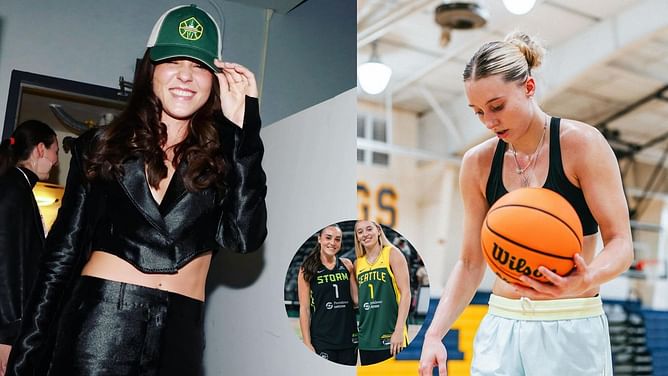 $1 million NIL-valued Paige Bueckers snaps with Nika Mühl after Seattle Storm showdown against Chicago Sky
