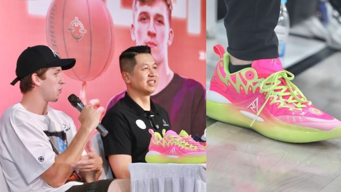 In Photos: Lakers guard Austin Reaves unveils signature Rigorer AR 2 sneakers on Asia tour