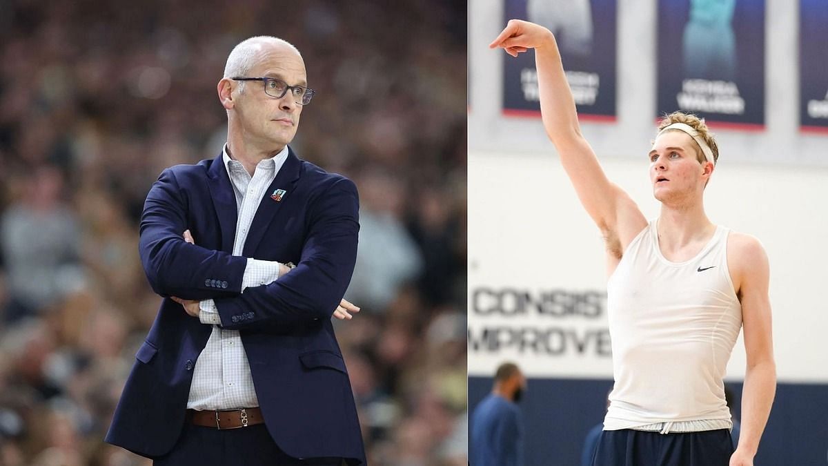 Dan Hurley, Liam McNeeley (Image credit: GETTY, Instagram/@uconmbb)