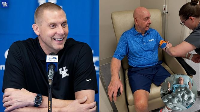 "Come to a game"- Kentucky HC Mark Pope has an uplifting message for CBB insider Dick Vitale during cancer battle