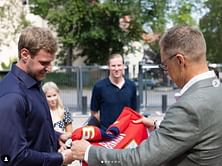 In Photos: Panthers' Aleksander Barkov, Niko Mikkola, and others honored by Finland President Alex Stubb post Stanley Cup success