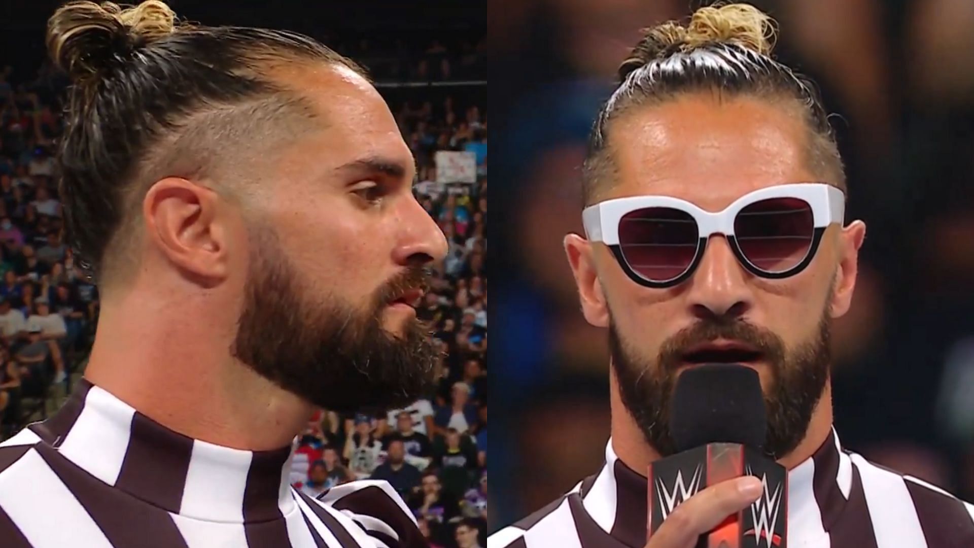 Rollins will be a Special Guest Referee at SummerSlam. [Photos: WWE on X]