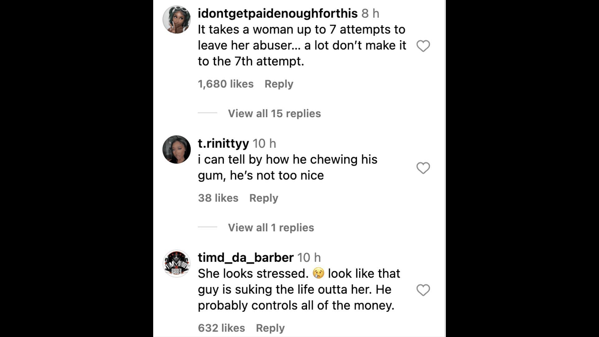 Netizens react to the video (Image via Instagram/@TheShadeRoom)