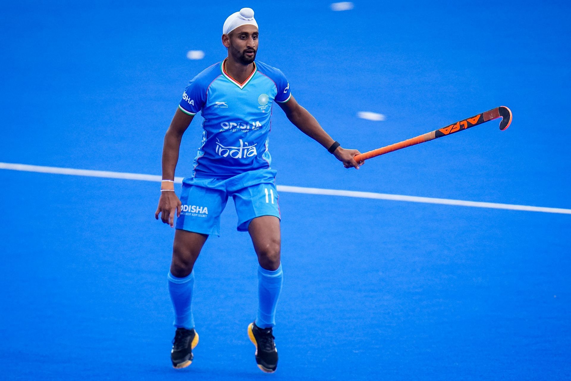 Mandeep Singh has scored one goal for the Indians thus far. - Source: Getty