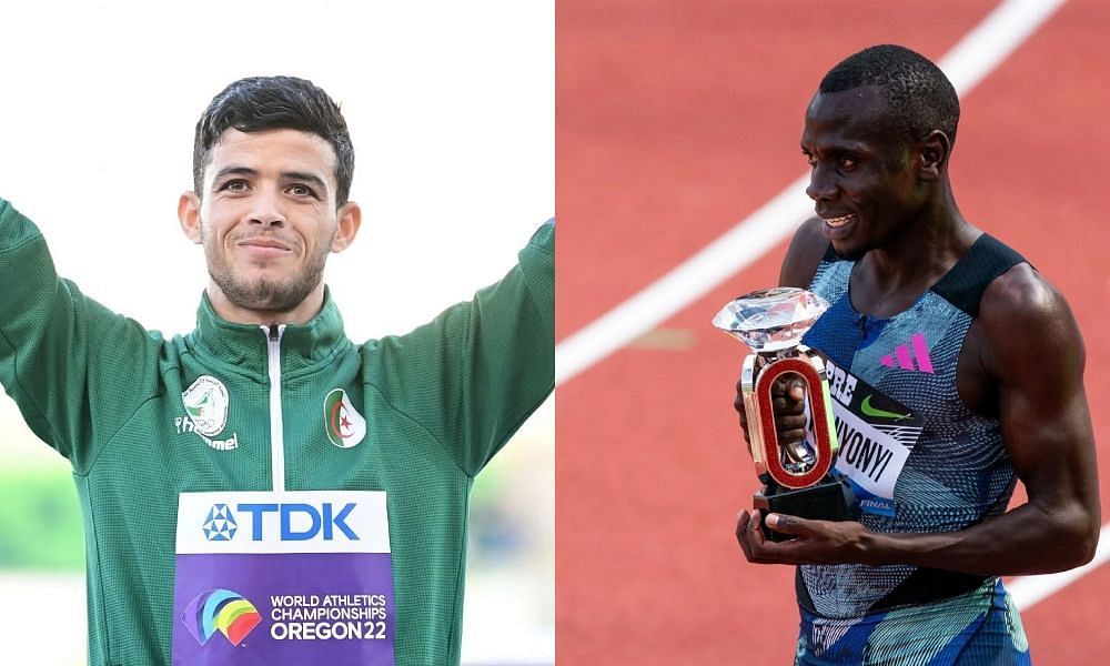 Emmanuel Wanyonyi and Djamel Sedjati