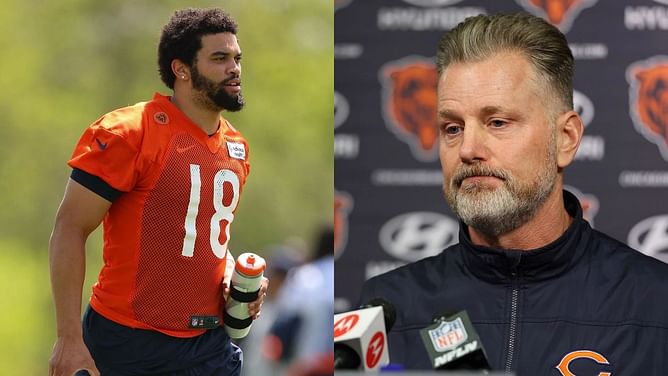 Matt Eberflus makes a statement amid Caleb Williams and Bears' "sloppy, shaky" training day