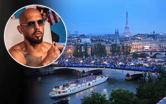Andrew Tate risks prison time amid ongoing lawsuits by protesting against Paris Olympics opening ceremony