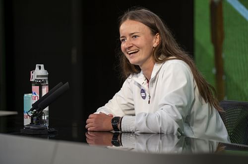 Post-match conference of Wimbledon Champion Barbora Krejcikova (Getty Images)