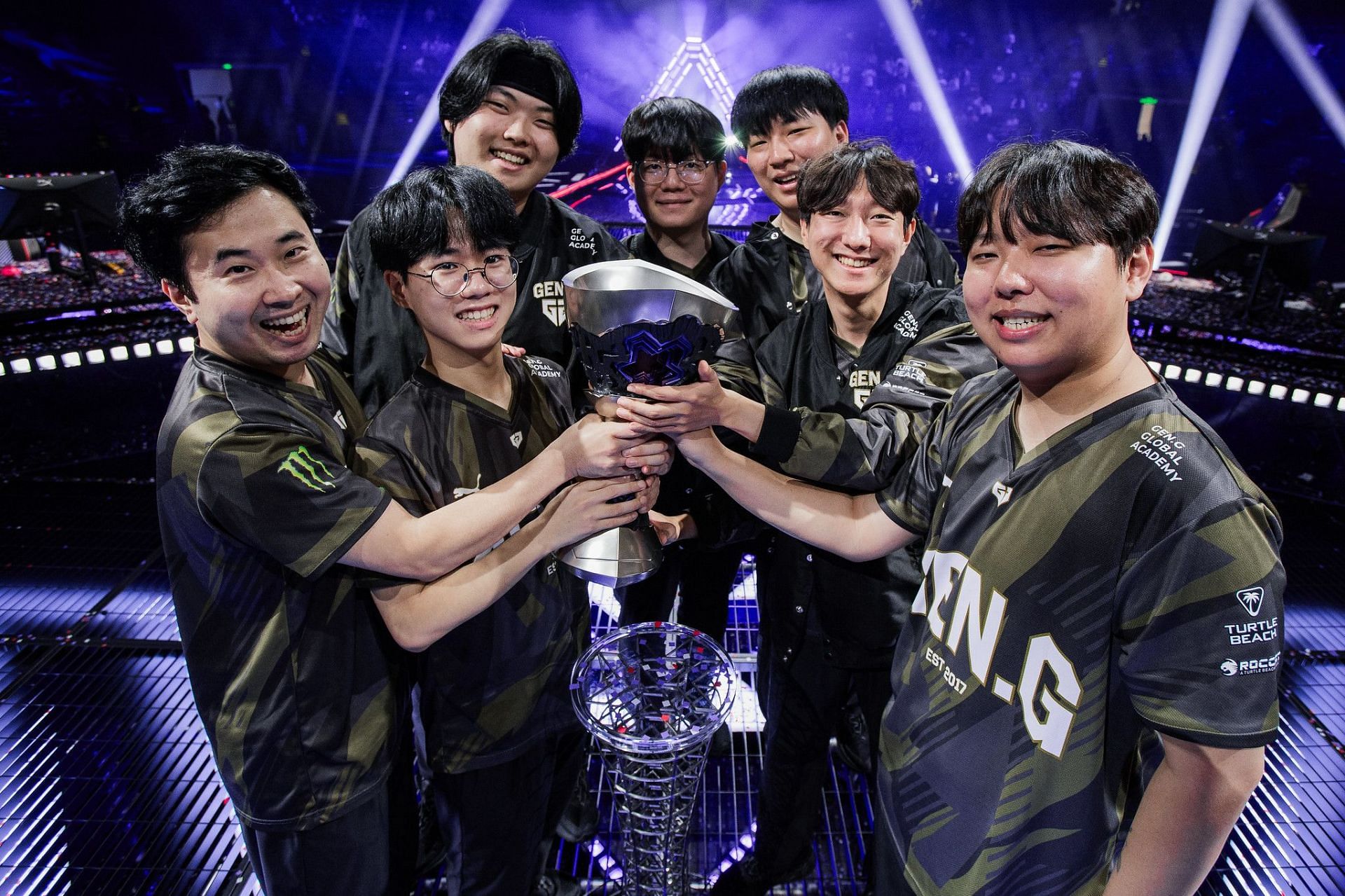 Gen.G after winning Valorant Masters Shanghai (Image via Riot Games)