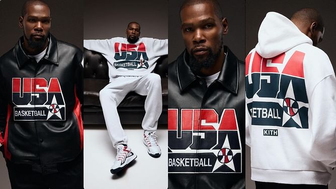 In Photos: Kevin Durant looks stylish as he stars in Kith's Team USA fashion campaign