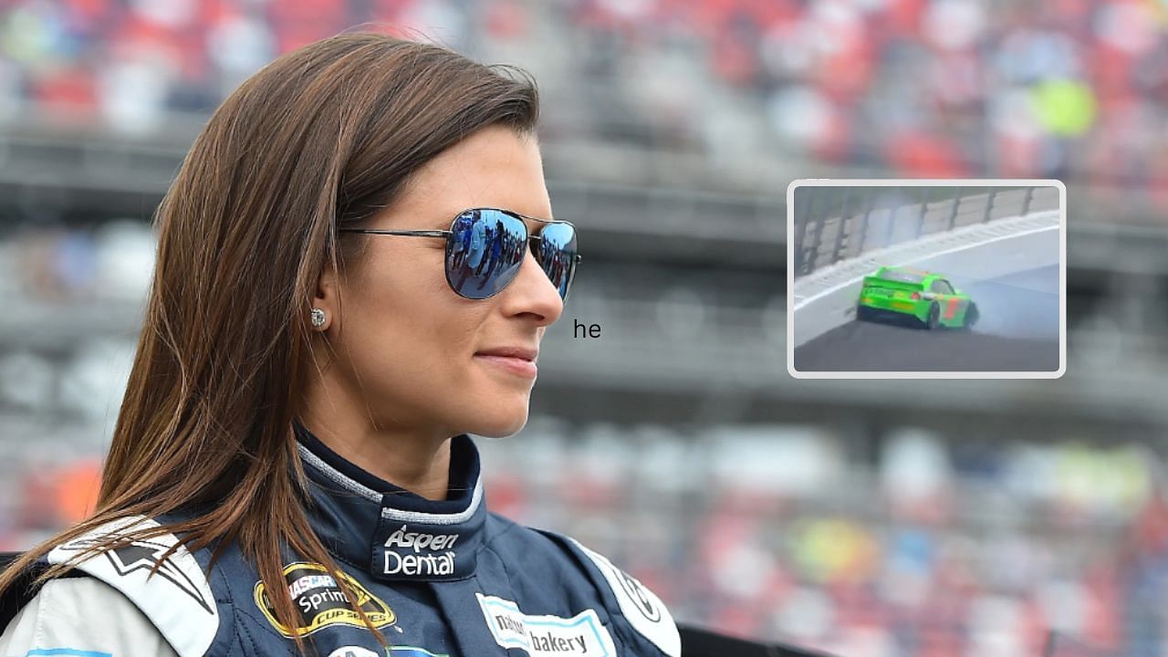 Danica Patrick at the NASCAR GEICO 500  (Source Imagn NASCAR on YouTube)