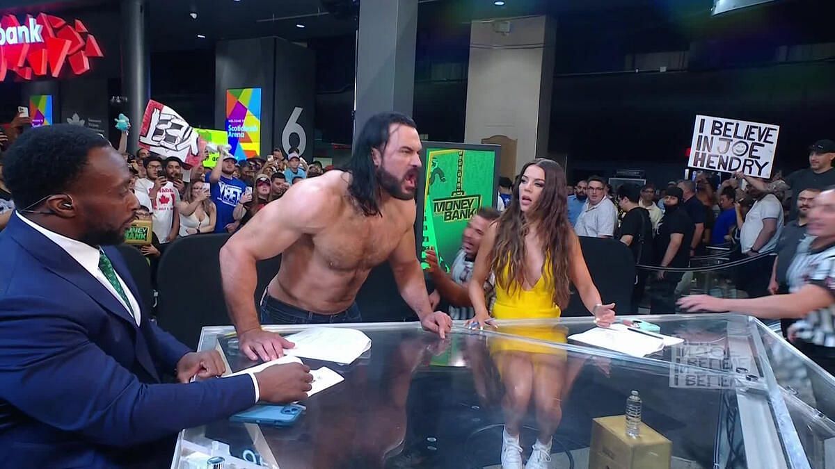 Drew McIntyre on Money in the Bank Post-Show (Photo Courtesy: WWE.com)