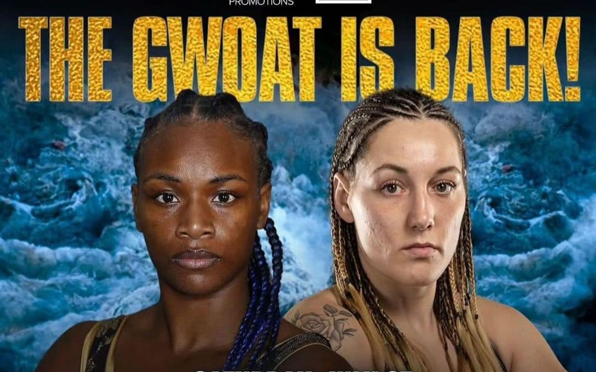 Claressa Shields (left) takes on Vanessa Lepage-Joanisse (right) in a much-awaited fight for the WBC heavyweight title [Image courtesy: @claressashields on Instagram]