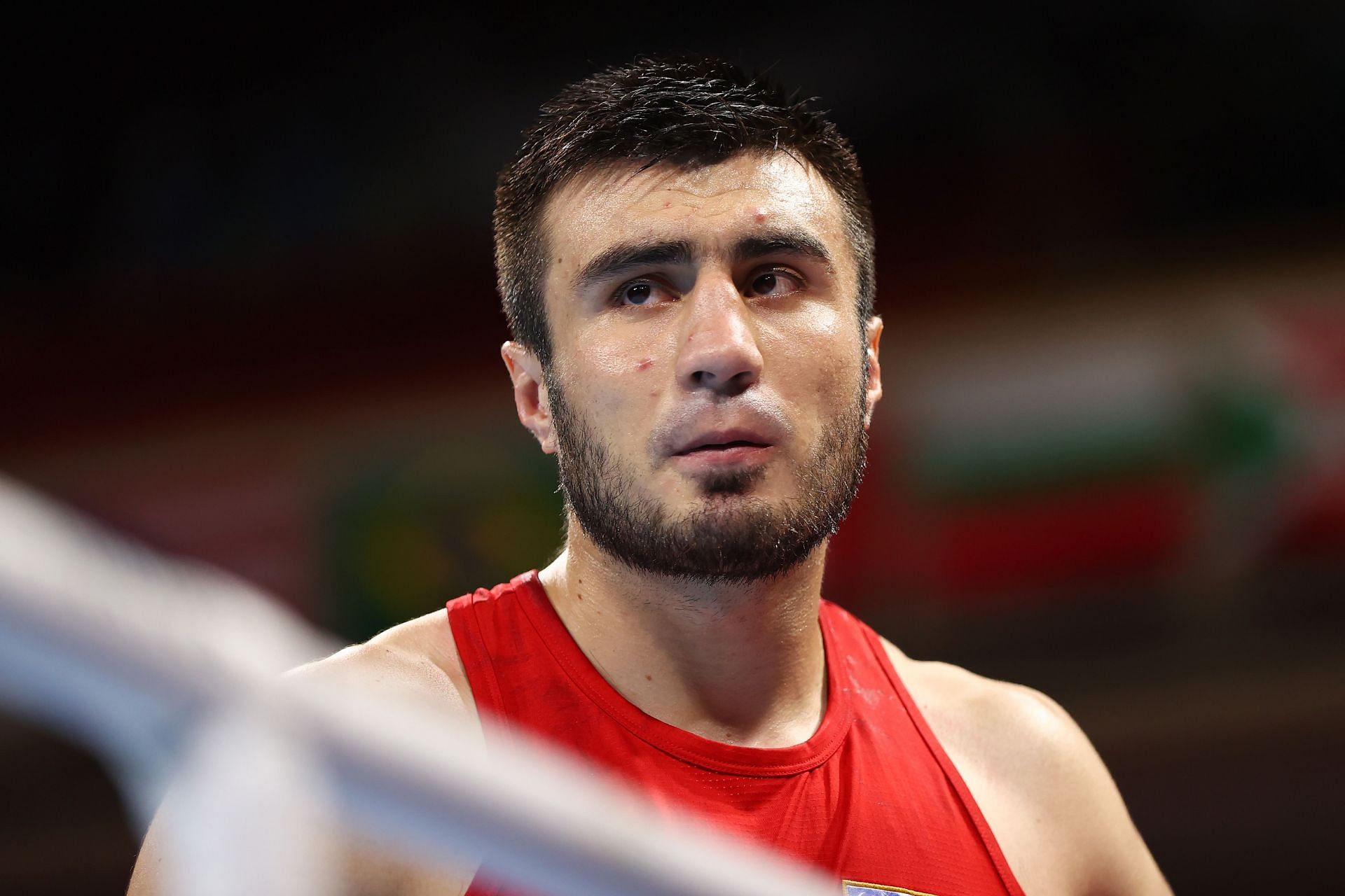 Bakhodir Jalolov, the defending Olympic champion in superheavyweight category who will challenge Joshua Edwards [Image Source: Getty]