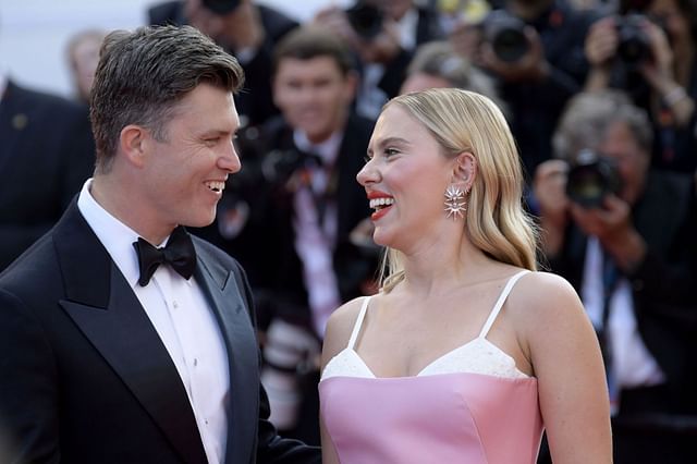 Scarlett Johansson reveals her husband Colin Jost's yearly SNL Joke ...