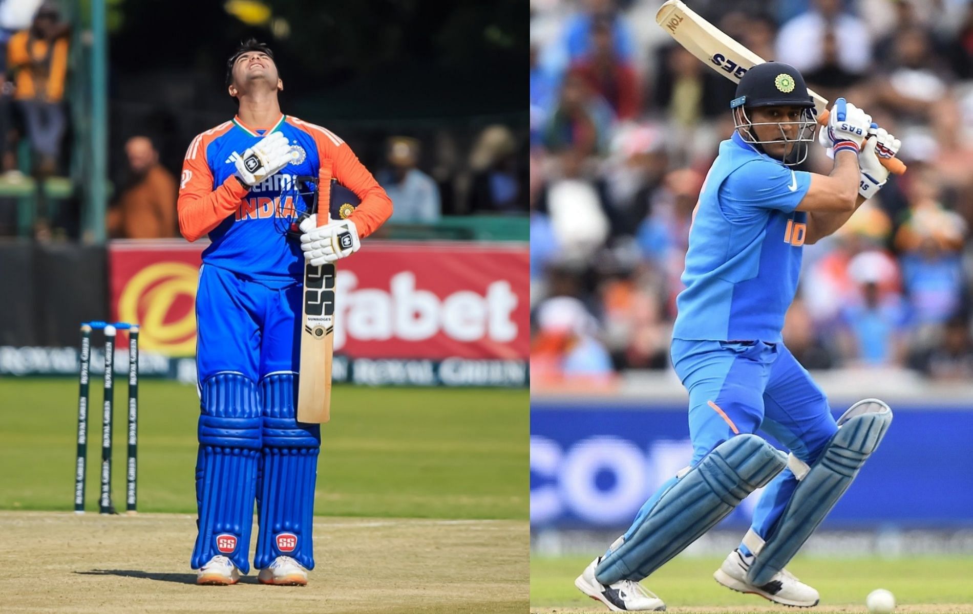 Abhishek Sharma, MS Dhoni