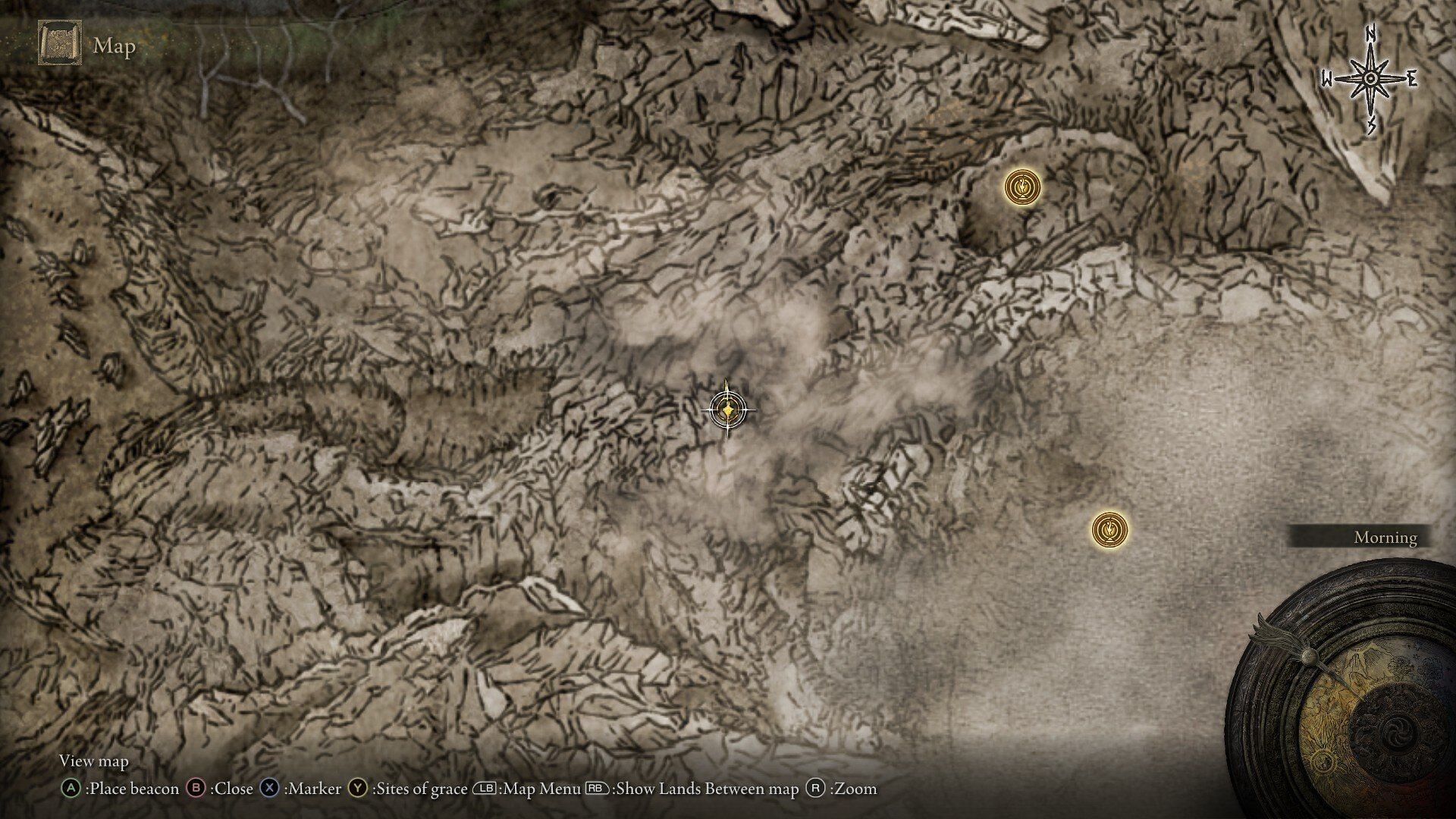 Location of the Rock Heart in Elden RIng Shadow of the Erdtree (Image via FromSoftware)