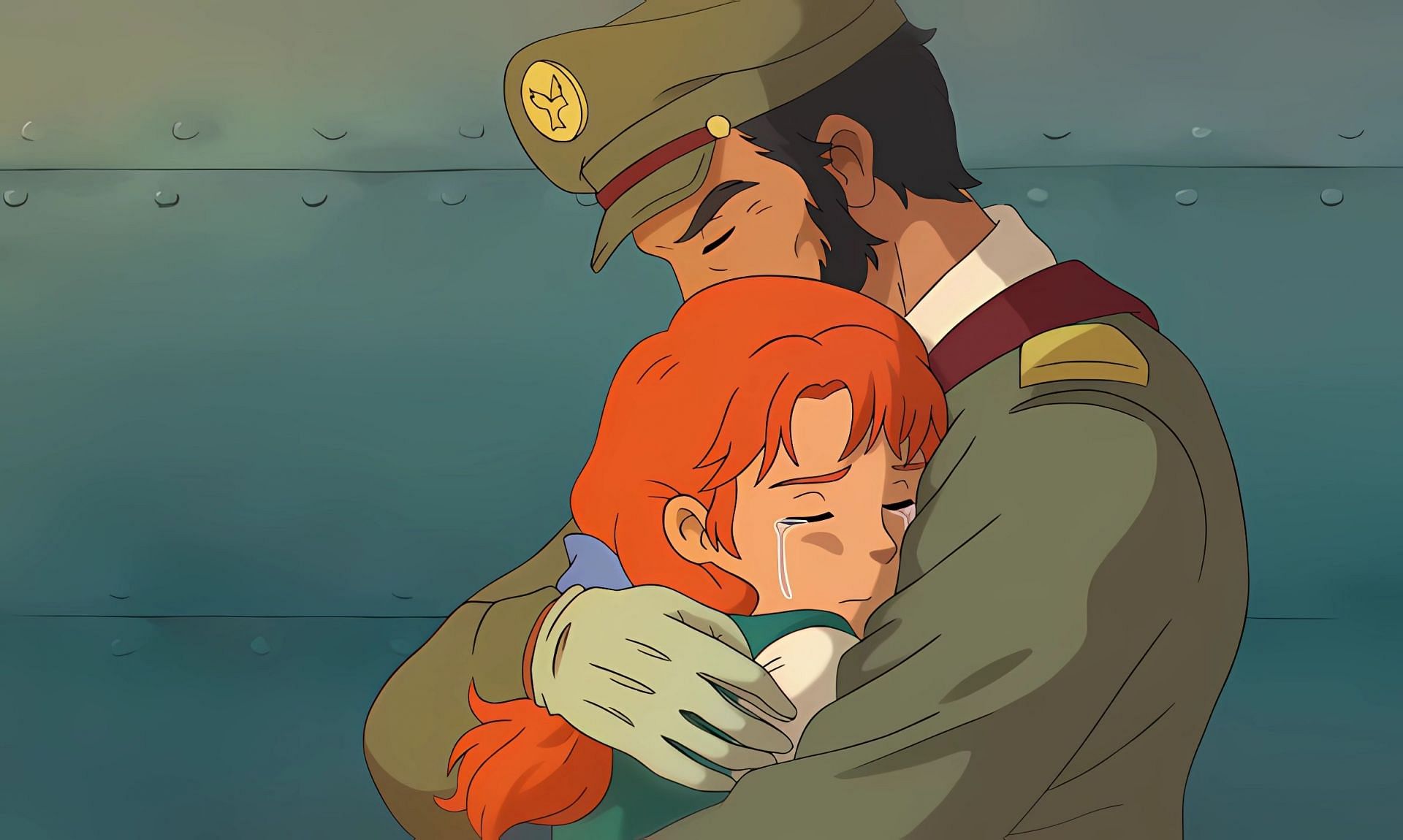 Alliz and her father as seen in the anime film (Image via Mano Animation Films)