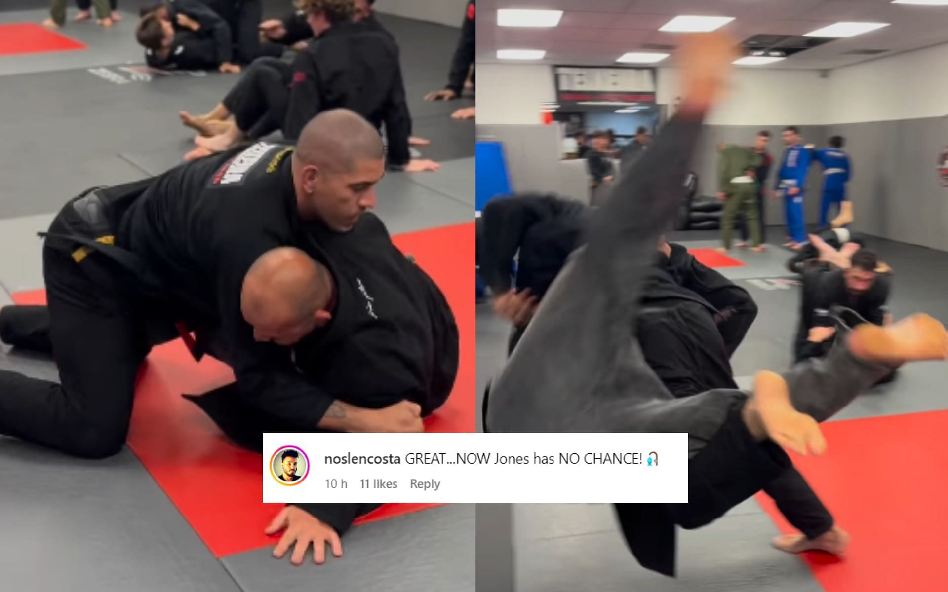 Alex Pereira training two days after UFC 303 [Images courtesy: @alexpoatanpereira on Instagram]