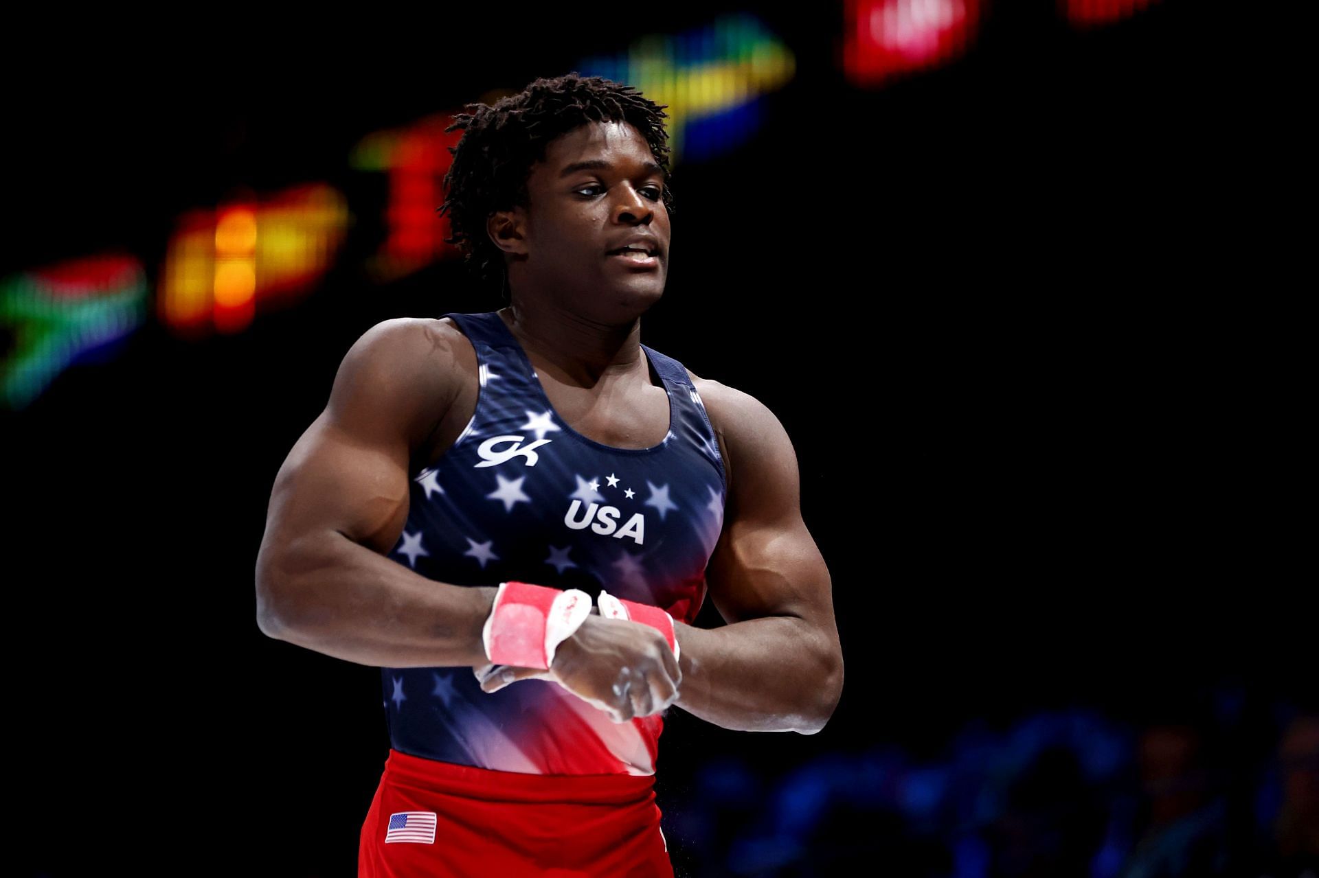 Richard at the World Gymnastics Championships (Image via: Getty Images)