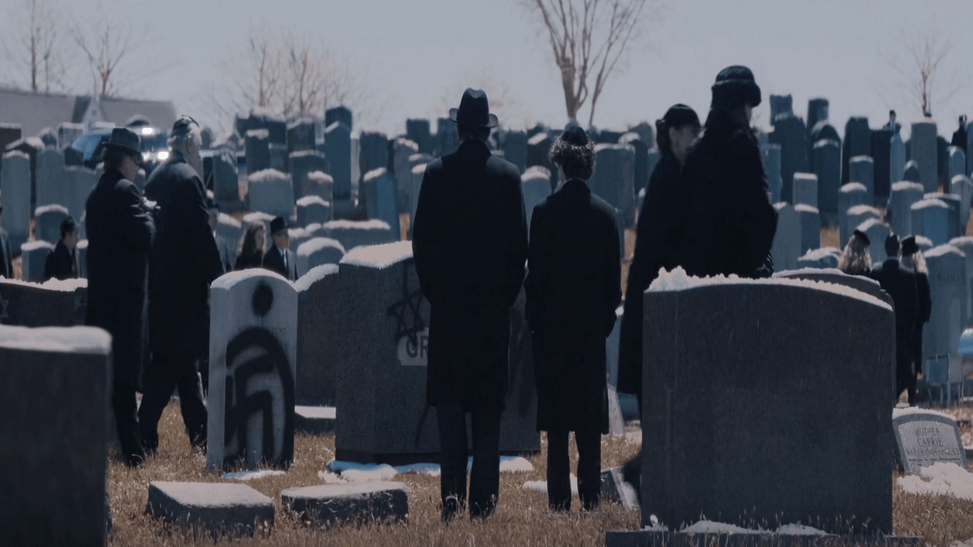 A still from Lady in the Lake: The funeral of Tessie (Image by Apple TV+)