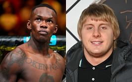 "F*cking Nutty Professor a*s" - Israel Adesanya jokes about Paddy Pimblett's potential weight gain after his UFC 304 victory