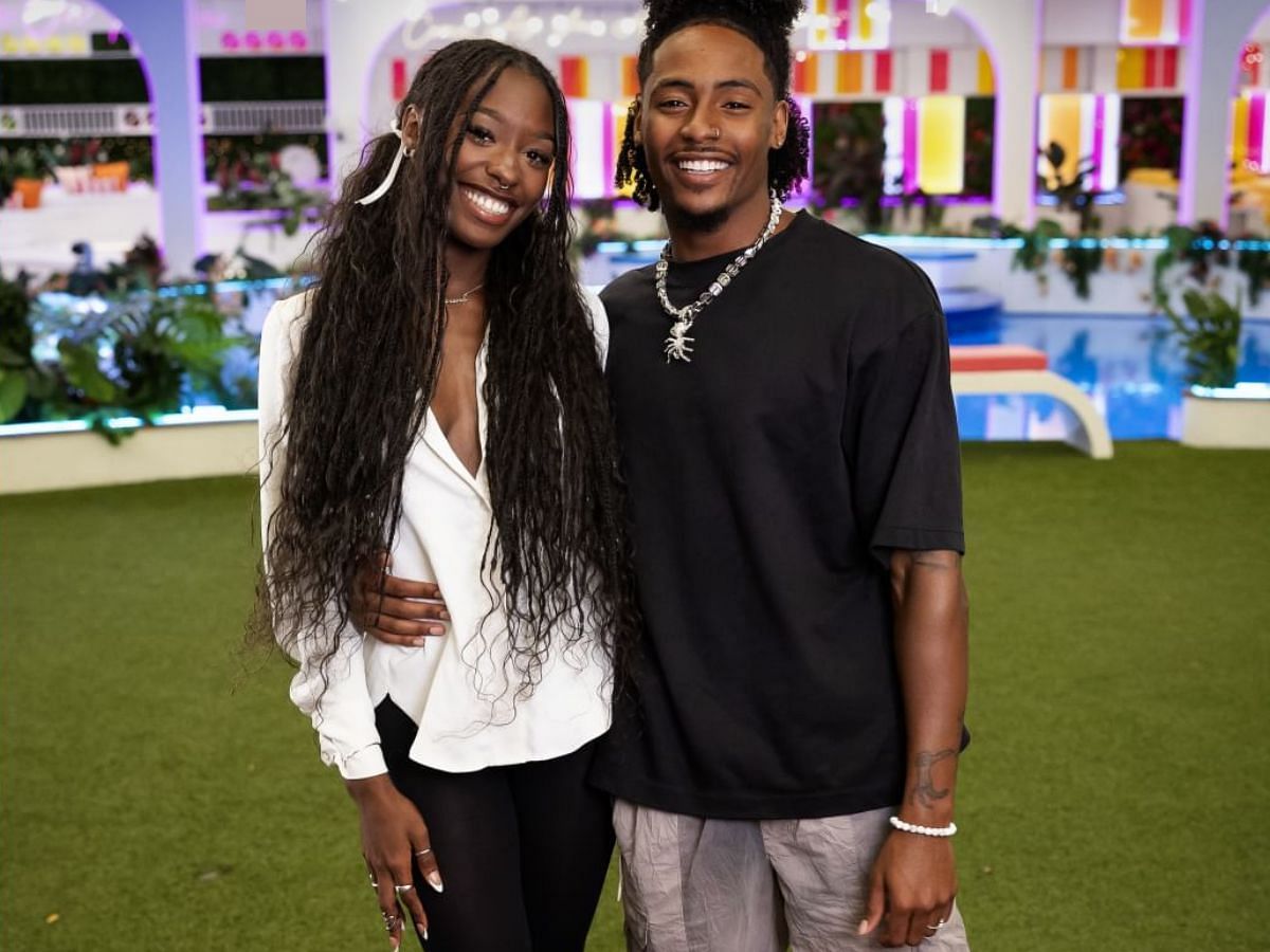 Serena and Kordell from Love Island USA season 6 (Image via Instagram/@loveislandusa)