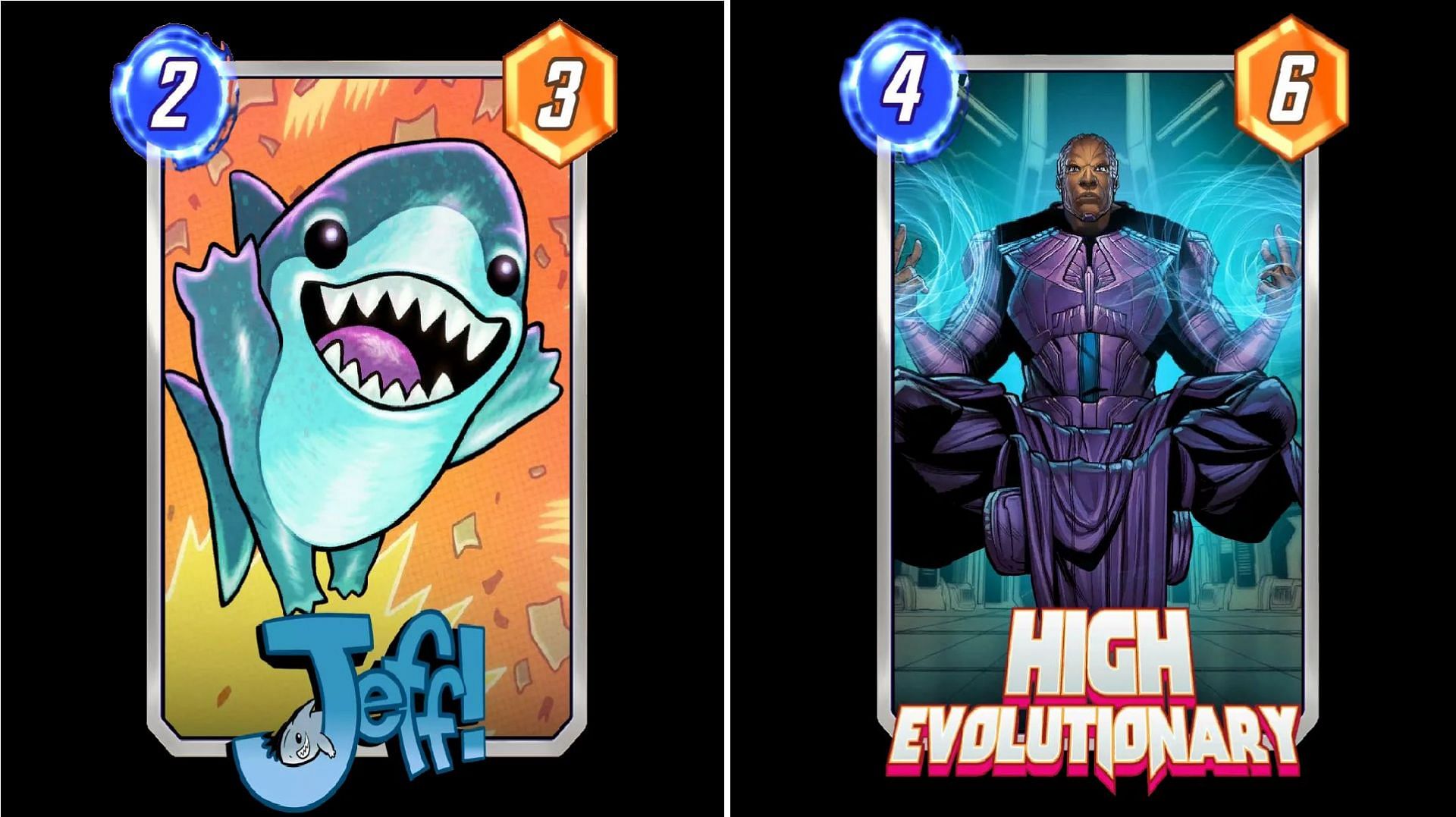 Jeff and High Evolutionary are two Series 5 cards that can trouble opponents (Image via Nuverse)