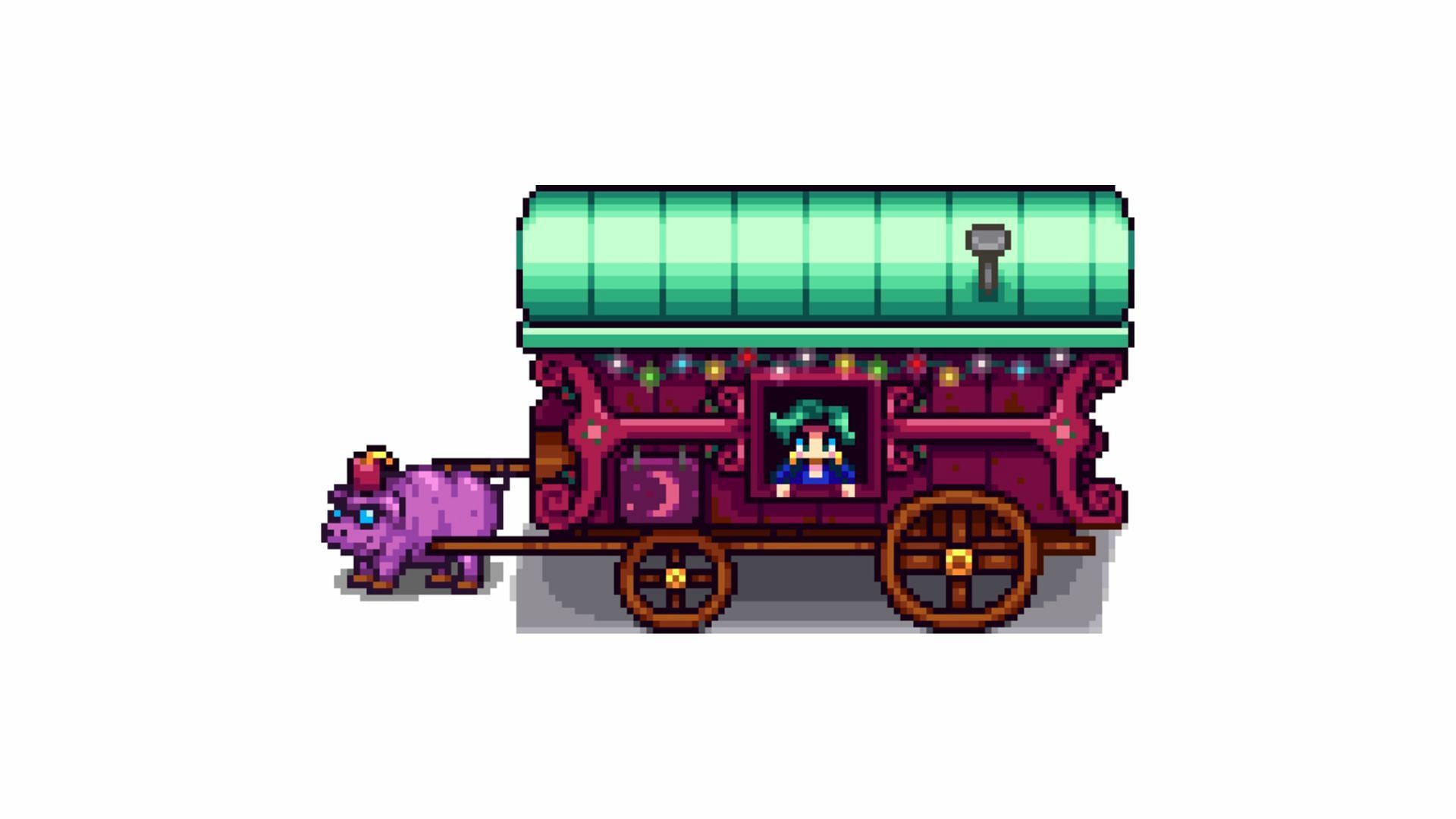 The Traveling Merchant sells rare items during the event (Image via ConcernedApe)