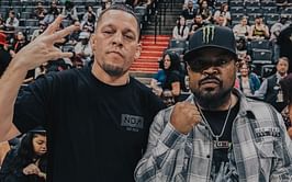 In Photos: Nate Diaz mingles with with Ice Cube, Stephen Jackson and Big Boy at star-studded BIG3 basketball game