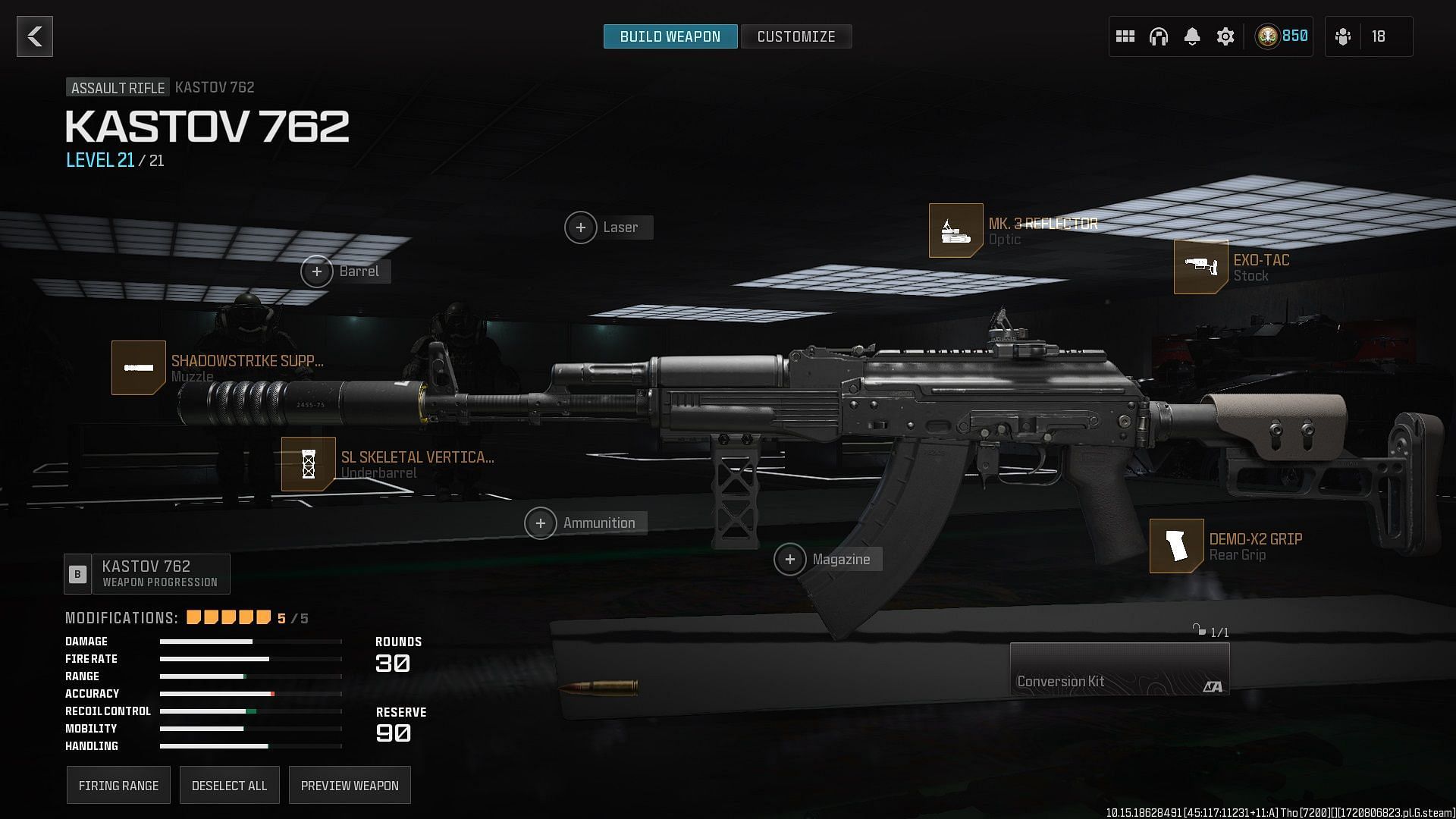 Guide to building the best Kastov 762 loadout in Modern Warfare 3 (Image via Activision)