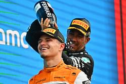 Lando Norris gives a bizarre reason for missing out on pole at Silverstone in response to Lewis Hamilton