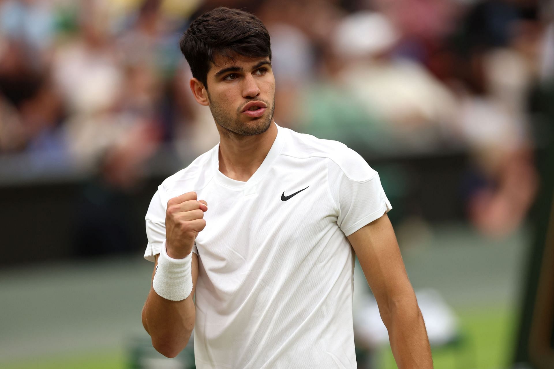 Carlos Alcaraz at Wimbledon 2024 (Photo: Getty)